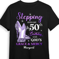 Personalized Birthday Gift For Grandma Stepping Into Birthday Shirt - Hoodie - Sweatshirt 28792 thumb 1