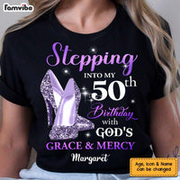 Personalized Birthday Gift For Grandma Stepping Into Birthday Shirt - Hoodie - Sweatshirt 28792 thumb 1