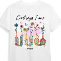 Personalized Gift For Daughter Gods Says I Am Flower Bouquet Shirt - Hoodie - Sweatshirt 28793 thumb 1