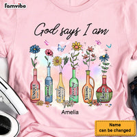 Personalized Gift For Daughter Gods Says I Am Flower Bouquet Shirt - Hoodie - Sweatshirt 28793 thumb 1