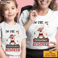 Personalized Christmas Gift For Family I'm Reindeer Adult And Kid Tee 28795 thumb 1