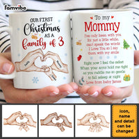 Personalized Gift For Mommy First Christmas Family Mug 28798 thumb 1