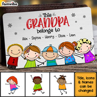Personalized This Grandpa Belongs To Wallet Card 28799 thumb 1