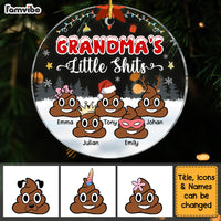 Personalized Grandma's Little S Circle Ornament 28806 thumb 1