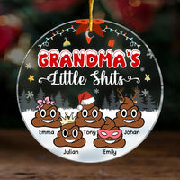 Personalized Grandma's Little S Circle Ornament 28806 thumb 1