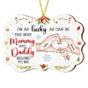 Personalized Gift For Baby First Mommy & Daddy Belong To Me Benelux Ornament 28807 1