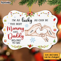 Personalized Gift For Baby First Mommy & Daddy Belong To Me Benelux Ornament 28807 thumb 1