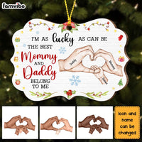 Personalized Gift For Baby First Mommy & Daddy Belong To Me Benelux Ornament 28807 thumb 1