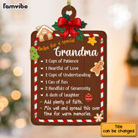 Personalized Recipe For A  Grandma Ornament 28811 thumb 1