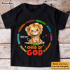 Personalized Gift For Grandson I Am A Child Of God Baby Lion Kid T Shirt 28814 1