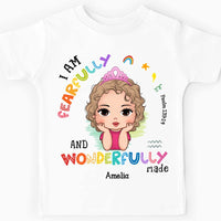 Personalized Gift For Granddaughter I Am Fearfully Kid T Shirt 28817 thumb 1