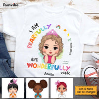 Personalized Gift For Granddaughter I Am Fearfully Kid T Shirt 28817 thumb 1
