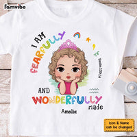 Personalized Gift For Granddaughter I Am Fearfully Kid T Shirt 28817 thumb 1