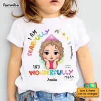 Personalized Gift For Granddaughter I Am Fearfully Kid T Shirt 28817 thumb 1