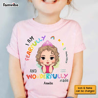 Personalized Gift For Granddaughter I Am Fearfully Kid T Shirt 28817 thumb 1