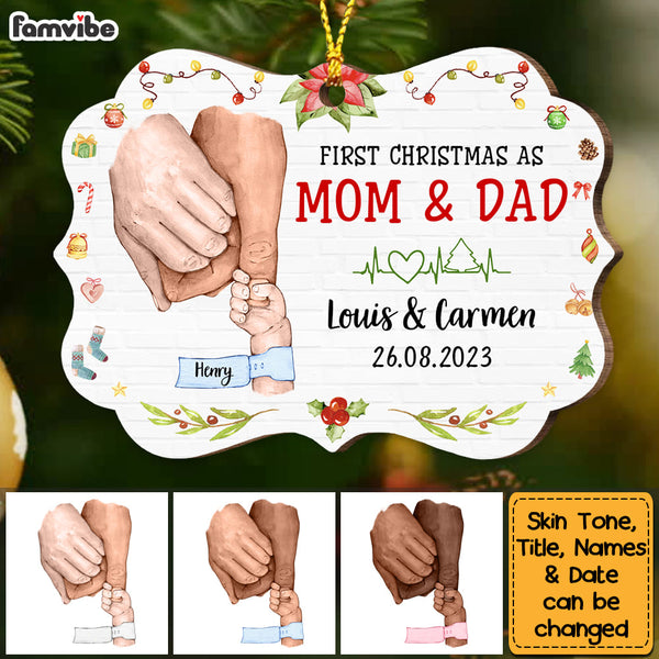 First Christmas as Mom and Dad - Personalized Christmas Gifts