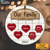 Personalized Our Family Circle Ornament 28829 1