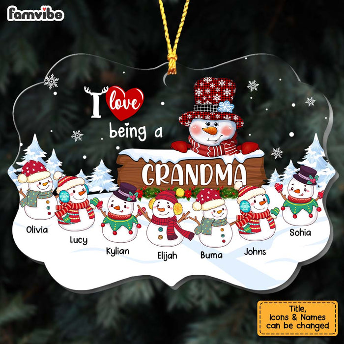 Personalized Gift For Grandma I Love Being Benelux Ornament 28832 1
