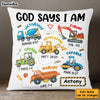 Personalized Gifts For Grandson Construction Machines I Am Pillow 28843 1