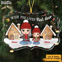 Personalized Gift For Grandma I Wish You Lived Next Door Benelux Ornament 28845 thumb 1