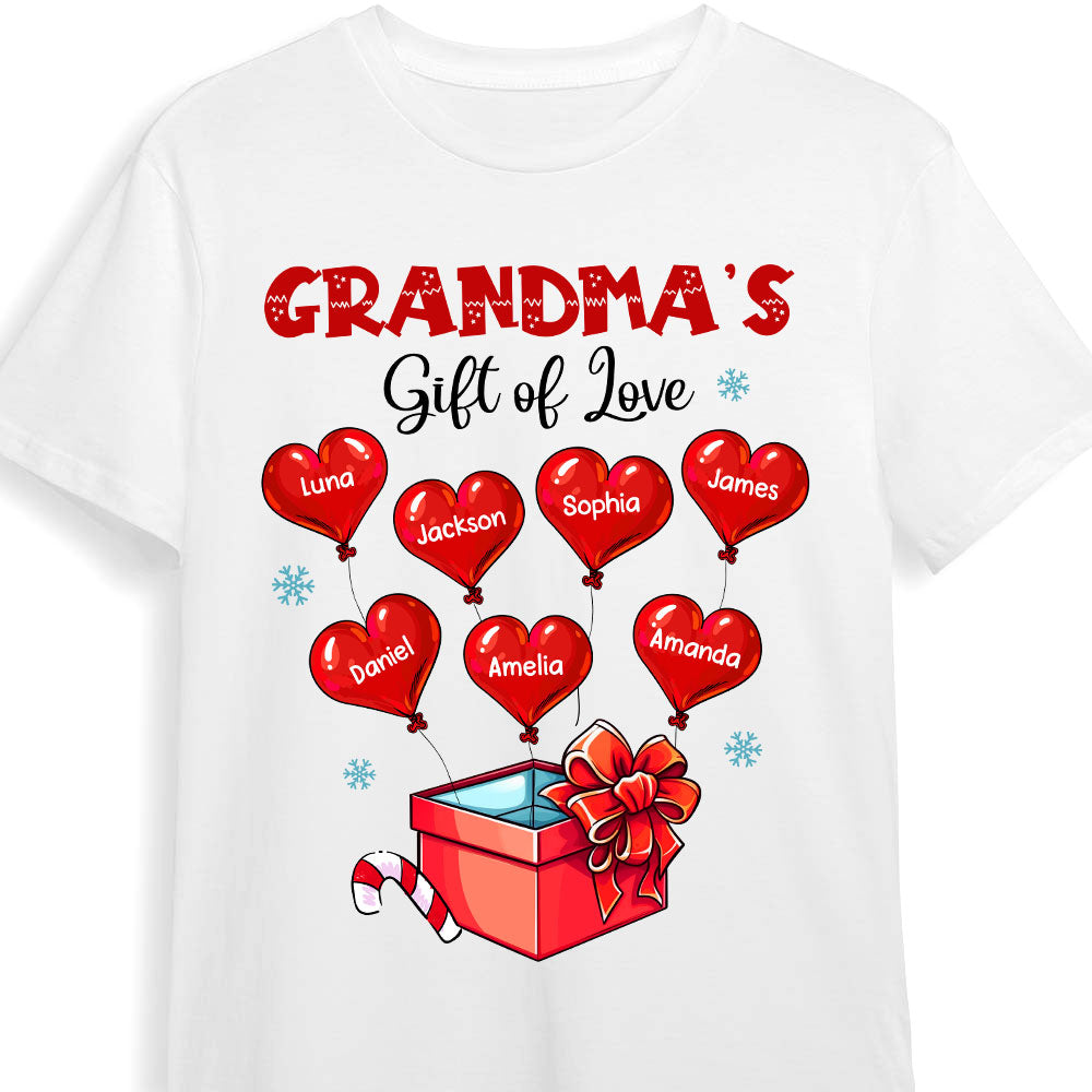 Personalized Gift For Grandma The Christmas Gift of Love Shirt Hoodie Sweatshirt 28850 Primary Mockup