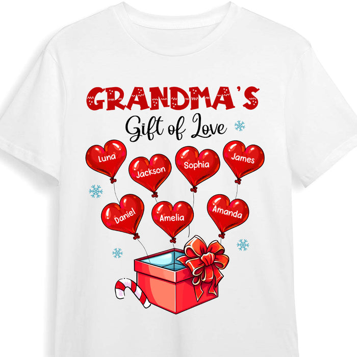 Personalized Gift For Grandma The Christmas Gift of Love Shirt - Hoodie - Sweatshirt 28850 1