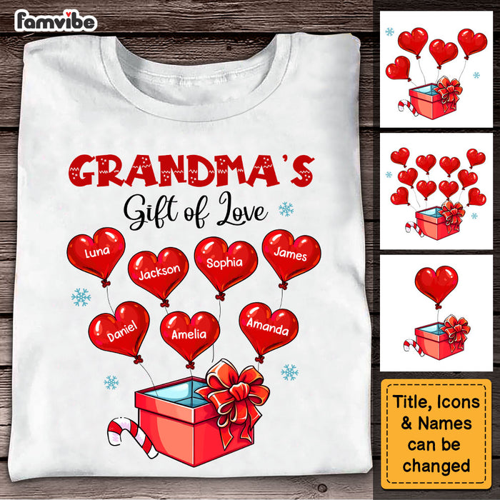 Personalized Gift For Grandma The Christmas Gift of Love Shirt - Hoodie - Sweatshirt 28850 1