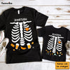 Personalized Halloween Family Skeleton Funny Adult And Kid Tee 28854 1