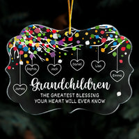 Personalized Gift For Grandma Grandchildren Greatest Blessing Benelux Ornament 28860 thumb 1