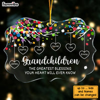 Personalized Gift For Grandma Grandchildren Greatest Blessing Benelux Ornament 28860 thumb 1
