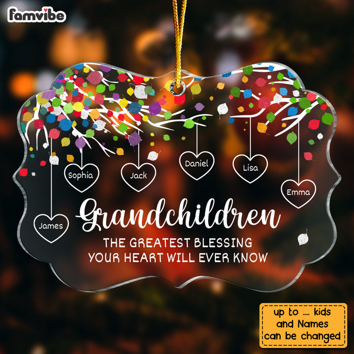 Personalized Gift For Grandma Grandchildren Greatest Blessing Benelux Ornament 28860 1