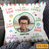 Personalized Gift For Grandson I Am Kind Upload Photo Pillow 28869 1