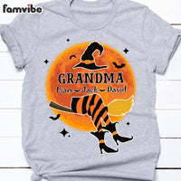 Personalized Gift For Grandma Witch Halloween Shirt - Hoodie - Sweatshirt 28873 thumb 1