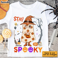 Personalized Halloween Gift For Grandson Stay Spooky Kid T Shirt 28875 thumb 1