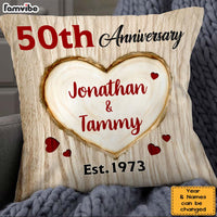 Personalized Wedding Anniversary Gift For Couple Pillow 28877 thumb 1