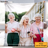 Personalized Gift For Friend Upload Photo Gallery Blanket 28878 thumb 1