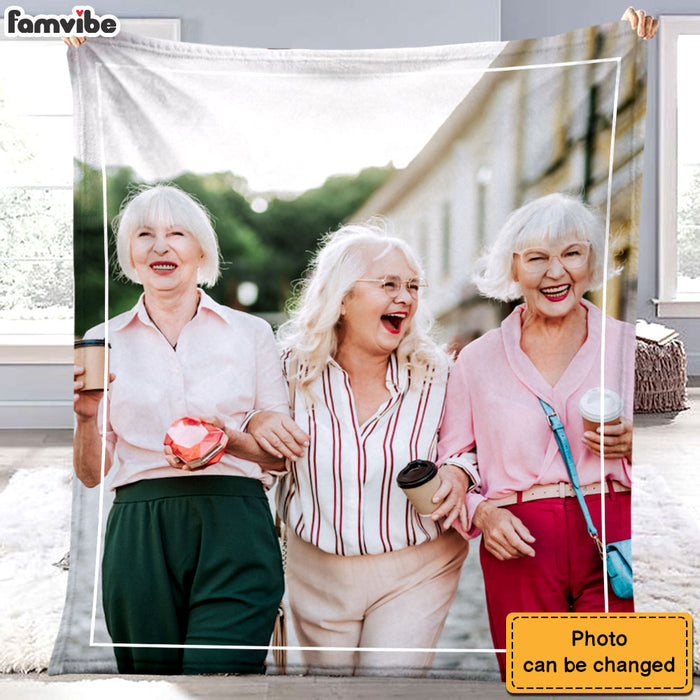 Personalized Gift For Friend Upload Photo Gallery Blanket 28878 1
