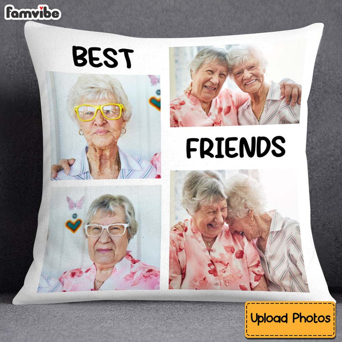 Personalized Gift For Friend Upload Photo Gallery Pillow 28880 1