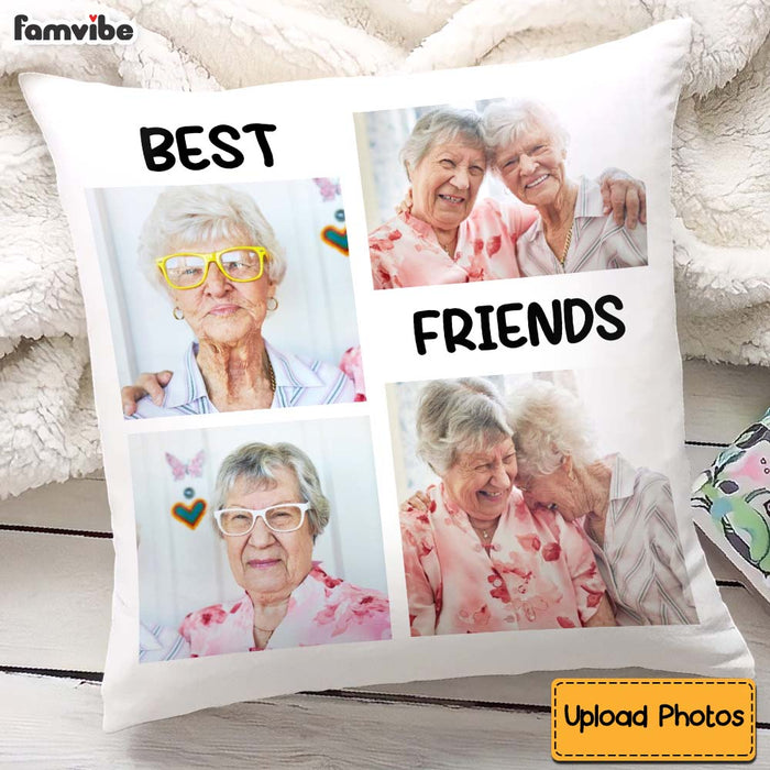 Personalized Gift For Friend Upload Photo Gallery Pillow 28880 1