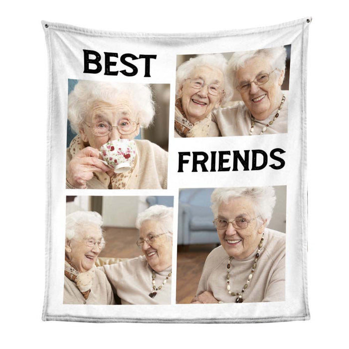 Personalized Gift For Friend Upload Photo Gallery Blanket 28881 1