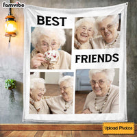 Personalized Gift For Friend Upload Photo Gallery Blanket 28881 thumb 1