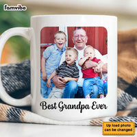 Personalized Gift For Grandpa Rounded Edges Upload Photo Gallery Mug 28882 thumb 1