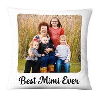 Personalized Gift For Grandma Rounded Edges Upload Photo Gallery Pillow 28884 thumb 1