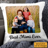 Personalized Gift For Grandma Rounded Edges Upload Photo Gallery Pillow 28884 thumb 1