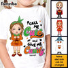 Personalized Halloween Gift For Granddaughter Call Me Cute Kid T Shirt 28887 1