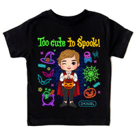 Personalized Gift For Grandson Too Cute To Spook Halloween Kid T Shirt 28889 thumb 1