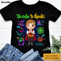Personalized Gift For Grandson Too Cute To Spook Halloween Kid T Shirt 28889 thumb 1