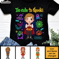 Personalized Gift For Grandson Too Cute To Spook Halloween Kid T Shirt 28889 thumb 1
