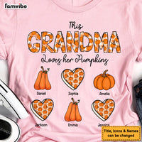 Personalized Gift For Grandma Loves Her Pumpkins Shirt - Hoodie - Sweatshirt 28891 thumb 1
