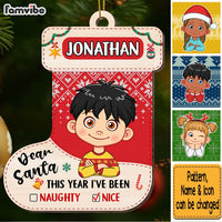 Personalized Gift For Grandson I've Been Nice Ornament 28896 thumb 1